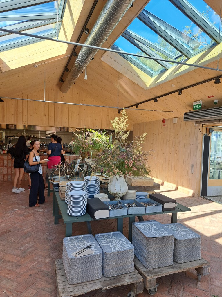 Rosendal Garden Café located in the island of Djurgården, Stockholm.