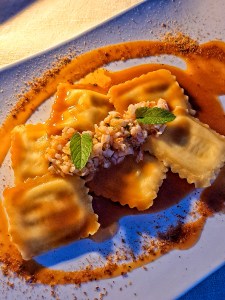 I am Sofia Lena Perissinotto, I am a blogger, content creator. In this article I write about the charming village of Varenna, on the Como Lake, Italy. I also write about my culinary experience in Varenna, my favourite food places :) Some of the places I've been to and which I love are Osteria Quatro Pass, Albergo Milano. This photo is taken at Albergo Milano (Varenna).