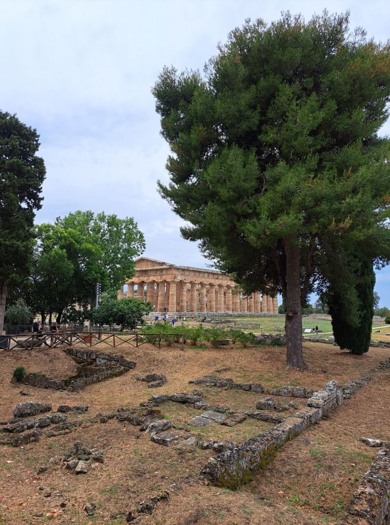 Hi, I'm Sofia Lena Perissinotto. I am a travel blogger. In this article I write about Cilento located in the Campania region of Italy.  The photo shows Paestum's archeological site!