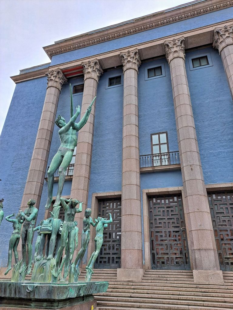 In this travel article, I write about Hötorget—the beating heart of Stockholm—highlighting local food markets, historic cafes, and more! This photo shows a part of Konserthuset.